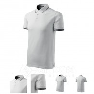 Polo marškinėliai MALFINI Perfection plain White, vyriški