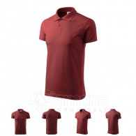 Polo marškinėliai MALFINI Single J. Burgundy, unisex