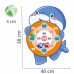 Ryklių arkadinis žaidimas WOOPIE Velcro dartboard