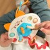 Sensorinis žaislas-kramtukas-barškutis-daugiafunkcis-lapė WOOPIE BABY Montessori