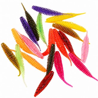 Silikoninis masalas AsaTsuri Tanta ilgis 2,5 cm,.21vnt Mix Spalvų