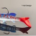 Silikoninis masalas su Jig galvute AsaTsuri T-Tail 3D Firetiger 12 cm, 23g