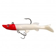 Silikoninis masalas su Jig galvute AsaTsuri T-Tail 3D RedHead 9 cm, 15g