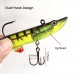 Silikoninis masalas su Jig galvute AsaTsuri T-Tail 3D RedHead 9 cm, 15g
