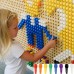 Spalvingos mokymosi lentos kaiščiai, 512 detalių, 8 spalvos „Masterkidz“