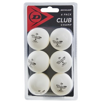 Stalo teniso kamuoliukai DUNLOP CLUB CHAMP 6vnt