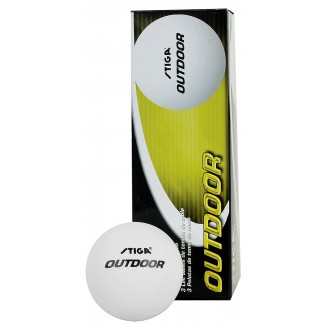 Stalo Teniso Kamuoliukai STIGA Outdoor, 40 mm, 3 vnt.