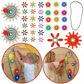sukurkite savo mechanizma „Masterkidz STEM“ „Gears“