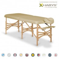 Sulankstomas masažo stalas HABYS Alba Vinyl Flex Beige 210x70cm