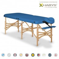 Sulankstomas masažo stalas HABYS Alba Vinyl Flex Blue 210x70cm