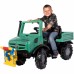 Sunkvežimio pedalais minamas automobilis Rolly Toys RollyUnimog Forst Mercedes-Benz gervė