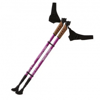 Teleskopinės Šiaurietiško Ėjimo Lazdos NECASIL DW072105 Purple 62 - 135 cm