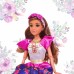 Tradicinė meksikietiška gėlių suknelė su lelija ir gėlėmis WOOPIE ROYAL „Women of the World Dolls“