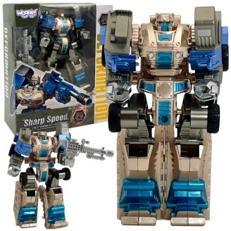 Transformuojantis robotas SHARP SPEED 2 viename kovinis sunkvežimis WOOPIE