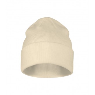 Unisex megzta kepurė MALFINI Beanie 315 almond – klasikinis žieminis modelis