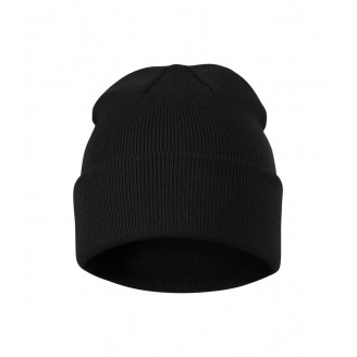 Unisex megzta kepurė MALFINI Beanie 315 black – klasikinis žieminis modelis