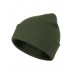 Unisex megzta kepurė MALFINI Beanie 315 Khaki – klasikinis žieminis modelis