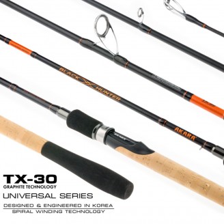 Universalus Spiningas AKARA Black Hunter 2-jų Dalių, Ilgis 2.1m, Testas 4-18g