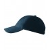 Vaikiška Kepurėlė su snapeliu MALFINI 6P Kids Navy blue, 340 g/m²