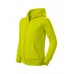 Vaikiškas džemperis MALFINI Trendy Zipper 412 Lime punch, 300 g/m²