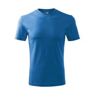 Vaikiški Marškinėliai MALFINI Basic 138 Azure blue 160g/m2