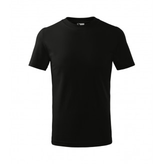 Vaikiški Marškinėliai MALFINI Basic 138 Black, 160g/m2
