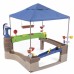 Vandens žaidimų centras su pompa ir stogeliu „Step2 Pump & Splash Shady Oasis“