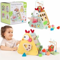 Veiklos Kubas CLASSIC WORLD Montessori 10in1 Happy Farm XXL