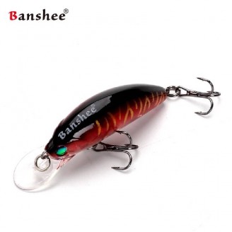 Vobleris Banshee Crankbait 45mm 4.7g GO-CM001 Red Black Back, Plūdrus