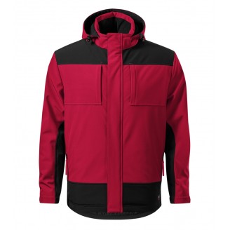 Vyriška žieminė softshell striukė RIMECK Vertex W55 Marlboro Red (Raudona)