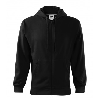 Vyriškas džemperis MALFINI Trendy Zipper 410 Black, 300 g/m²