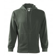 Vyriškas džemperis MALFINI Trendy Zipper 410 Castor gray, 300 g/m²
