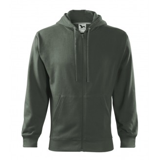 Vyriškas džemperis MALFINI Trendy Zipper 410 Castor gray, 300 g/m²