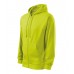 Vyriškas džemperis MALFINI Trendy Zipper 410 Lime punch, 300 g/m²