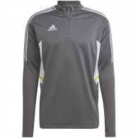 Vyriškas Megztinis "Adidas Convido 22 Training" 1/2 Užtrauktuku Pilkas ir Baltas HD2312