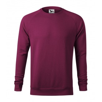 Vyriškas megztinis MALFINI Merger 415 Red plum melange, 280 g/m²