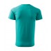 Vyriški Marškinėliai MALFINI Basic 129 Emerald, 160g/m2