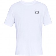 Vyriški "Under Armour Sportstyle Left Chest SS" Marškinėliai Balti 1326799 100