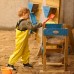 Žaidimų aikštelės smėlio žaislas su dvigubu sieteliu CLASSIC WORLD EDU