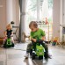 Žalias traktorius su priekaba + priedai nuo 1 metų FALK Baby Claas
