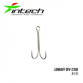 Žvejybiniai Kabliukai, Dvišakiai INTECH Longaff DFV-23SB Nr.1/0