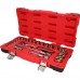 1/2" CHROME+ galinių raktų komplektas 24pcs, KS Tools