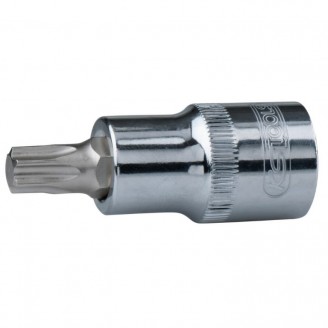 Antgalis galvutė Torx 1/2" CHROMEplus,on hang tag T50, KS Tools