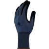 Knitted glove, Cut resistance D, nitrile-coated palm, grey 1 10, Delta Plus