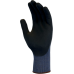 Knitted glove, Cut resistance D, nitrile-coated palm, grey 1 10, Delta Plus