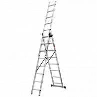 Kopėčios universalios 3x8 pakopos 2,27/5,12m, Ecomax