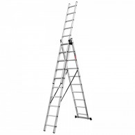 Kopėčios universalios EMX 3x10 pakopos 2,83/6,80m, Ecomax