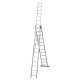 Kopėčios universalios EMX 3x12 pakopos 3,39/8,48m, Ecomax