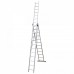 Kopėčios universalios EMX 3x12 pakopos 3,39/8,48m, Ecomax