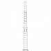 Kopėčios universalios EMX 3x12 pakopos 3,39/8,48m, Ecomax